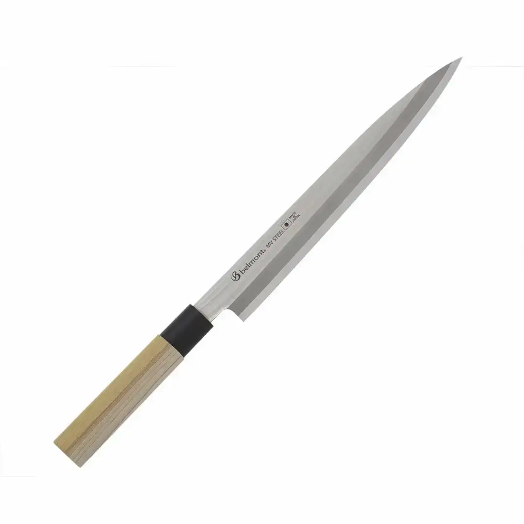 [ベルモント]モリブデン出刃・柳刃セット 包丁2本セット 出刃包丁・柳刃包丁 魚さばき 刺身包丁 和包丁 キッチン用品 調理器具 新生活 燕三条製【049S010】
