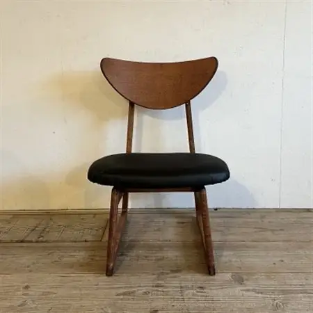 Lager Chair(ラガーチェア)プレザント ブラック ダークブラウンフレーム【SWOF】_雑貨・日用品 椅子・チェア・ソファ 家具・インテリア _【1572547】