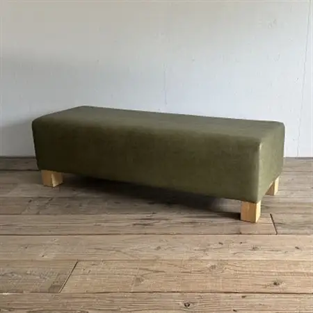 90 Bench(90ベンチ)ランド オリーブ NAベース脚【SWOF】_雑貨・日用品 椅子・チェア・ソファ 家具・インテリア _【1572928】