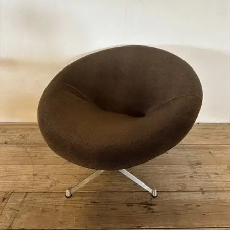 Space Chair 1人掛け(スペースチェア)モケット クリンプブラウン【SWOF】_雑貨・日用品 椅子・チェア・ソファ 家具・インテリア _【1573469】