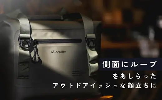 ANOBAブリザードソフトクーラー 10L 防水 コヨーテ (AN039) 
