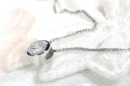 pt900【0.2ct】Hカラー フクリン留め 一粒 ダイヤモンド ネックレス CSN00169-pt SWAV041｜山梨県 昭和町 ジュエリー アクセサリー ギフト プレゼント 贈り物 記念日 誕生日 カジュアル フォーマル オケージョン