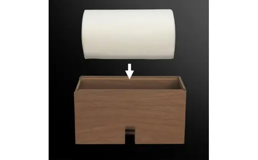 Bosk バスク キッチンタオルケース S ブラウン タツクラフト 【Tk170】【ttcf042】