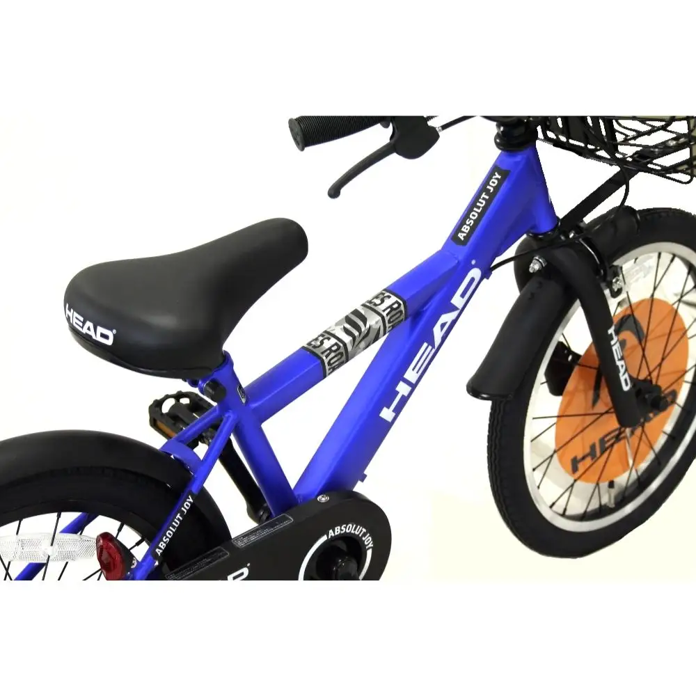 HEAD KIDS BIKE サファイヤブルー 送料無料 全国配送離島含│こども 自転車 完成品 組み立て不要 武田産業