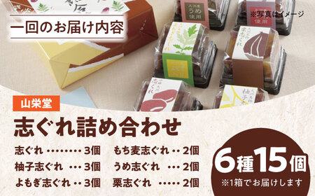 和菓子【全6回定期便】「山栄堂の志ぐれB」【毎月1箱】和菓子[AGBM057]