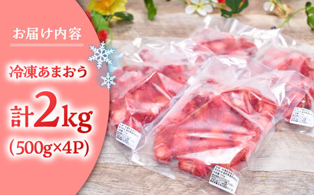 【2026年4月以降発送】福岡産 冷凍 あまおう 2kg [ADBW006] 大容量 冷凍 フルーツ いちご 福岡 博多