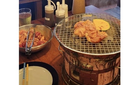 感謝券 【七厘焼肉 絆】感謝券10,000円分 (1,000円×10枚) 食事券 お食事券 食事 券 焼肉 ホルモン 七輪 飲食 蟹江町 愛知県
