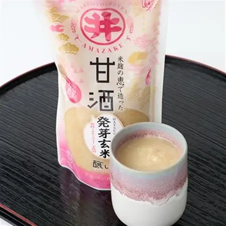 信州の味噌屋がつくった米麹甘酒 発芽玄米(2倍濃縮)500g×4本_酒・アルコール 甘酒  _【1576474】