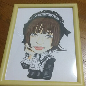 似顔絵（A4サイズ）（１枚に一人）（ペットOK！）【 似顔絵 ギフト 似顔絵 記念日 似顔絵 絵画 似顔絵 敬老の日 】