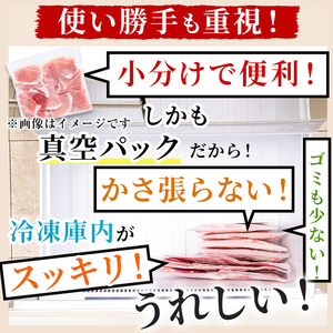 小分け・真空パック!九州産豚肉2種＜バラ・ロース＞ 計1.5kg 小分け 真空パック 豚肉 豚 ロース バラ スライス 豚バラ 豚ロース セット 九州産 国産 生姜焼き a2-094