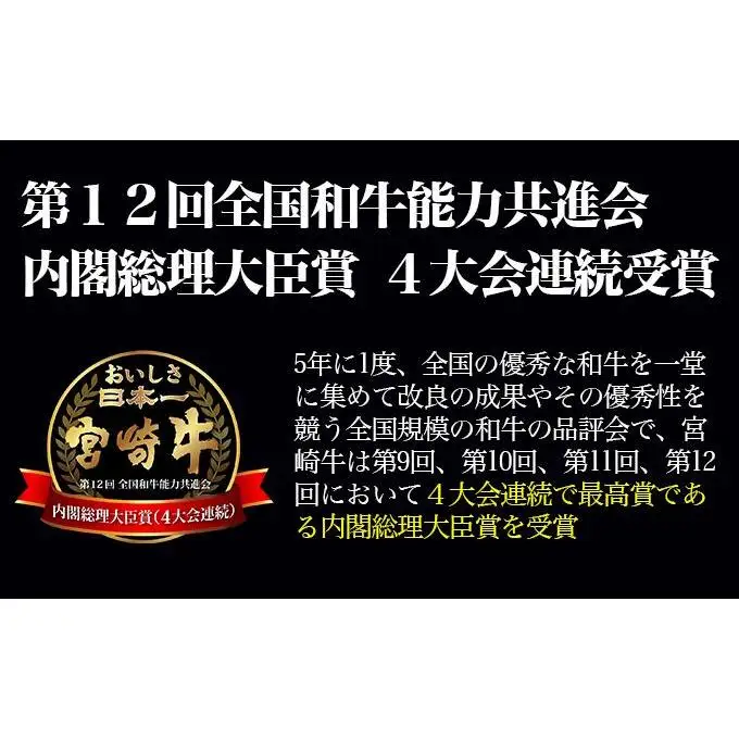 宮崎牛 赤身・ 肩ロース食べ比べカルビ焼肉 800g （400g×2）小分け ブランド牛 A４～A5等級 内閣総理大臣賞4連覇＜58-5a＞Y