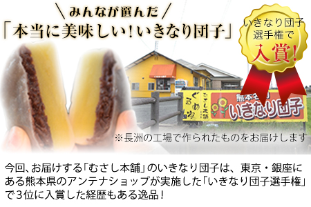 むさし本舗の いきなり団子 30個入り (黒粒10個、黒こし10個、白あん10個) お菓子 スイーツ デザート 和菓子 おもてなし 贈答 ギフト《60日以内に出荷予定(土日祝除く)》