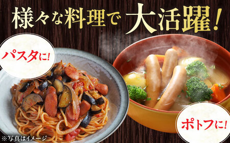 【全6回定期便】【結着剤・発色剤・保存料不使用】 放牧豚 粗挽きウィンナー 500g×2パック 無添加 ソーセージ 無塩せき 北海道 [AXBA056]