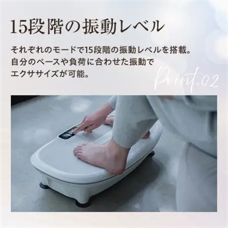 ドクターエア 3Dスーパーブレードスマート2ホワイト(プレゼント/ブルブルマシン/乗るだけ簡単)_家電製品 美容・健康家電  DOCTORAIR_【1582428】