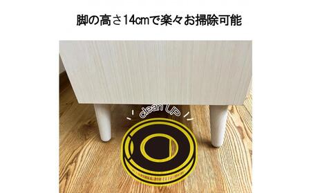 脚14cmお掃除楽々！チェスト 北欧 完成品 大容量 タンス 3段 幅60cm 高さ60 奥行40 高さ126cm 整理棚 洋服 本 book ブック タンス たんす 日本製 国産 お掃除ロボット可 高品質 引き出し 小物 見せる棚 living リビング アンティーク 完成品 おしゃれ 木製 収納 脚付き 家具 インテリア 大川 大川家具 W60-3 フラップキャビネット WH ホワイト色