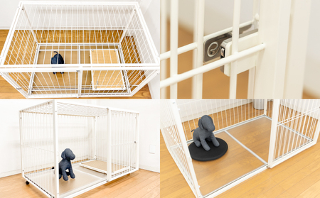 「 小型犬 ・ 中型犬用 」 ペットケージ MODERATE K319-003