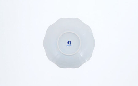 【美濃焼】紺青華 6.3深皿 5枚セット【カネ定製陶】 和食器 プレート ブルー[MEI006]
