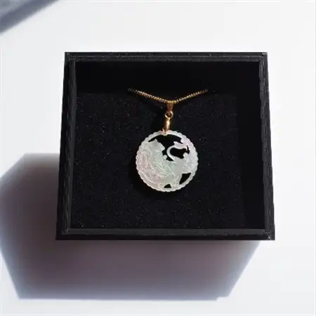 25ミリ!優美な鳳凰のペンダント　白蝶貝_装飾品・工芸品 ペンダント・ネックレス アクセサリー _【1261281】