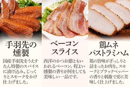 パストラミハムとソーセージのセット（B１セット） ウィンナー パストラミハム ベーコン うえすたん セット 詰め合わせ 福岡県 志免町