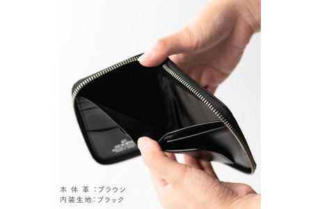SOMES 財布 ラウンド 札入れ （ブラウン）DM-09 [ソメスサドル 北海道 砂川市 12260761-a] 