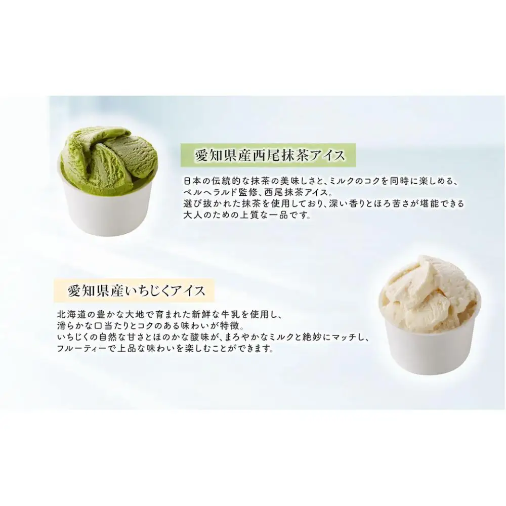 もぎたてのような旬の味がたのしめる！愛知県のおいしさが詰まったベルヘラルド５種のジェラートギフトボックス