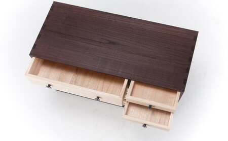家具 桐チェスト ココナッツ(321) 収納 チェスト こげ茶色 桐 たんす 新潟 田上町
