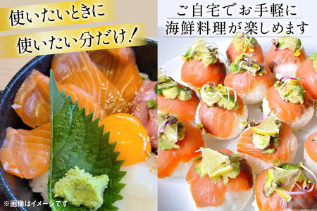 サーモン 切り落とし 味付き 60g 10パック 計600g 冷凍 小分け [トライ産業 静岡県 吉田町 22424419-c]