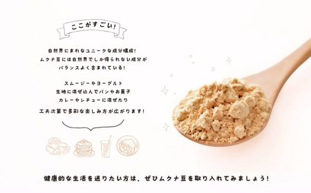 熊本産 ムクナ豆 パウダー 100g