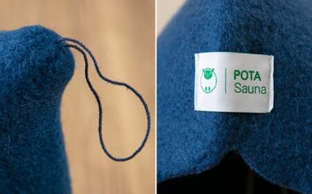 【カラー選べる】 ウール100％ サウナハット 糸島市 / POTA WOOL【POTA Sauna】 [AZO001] 羊毛 帽子