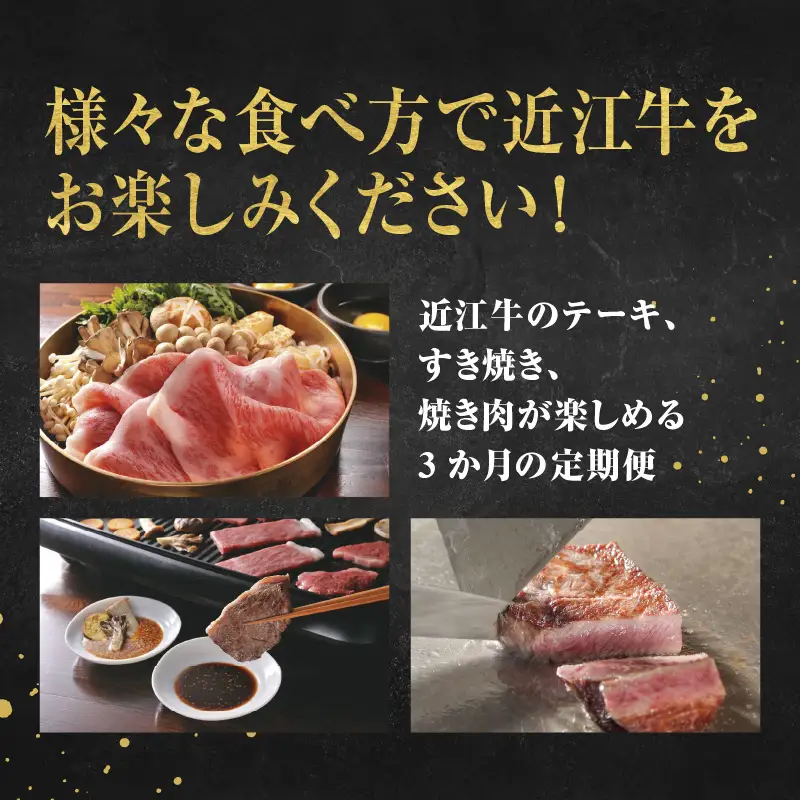 近江牛 定期便 3回 食べ尽くしBコース