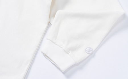 橘織物　LONG SLEEVE T-SHIRT White （009_5225）