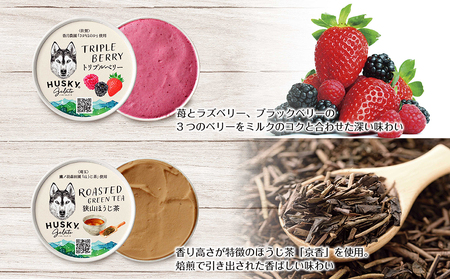 ハスキージェラート 6種 各1個 計6個 デザート アイス ドルチェ アイスミルク お取り寄せ 食べ比べ 定番 人気 土産 贈り物 ギフト グルメ ロストアンドファウンド 新潟県 新潟市