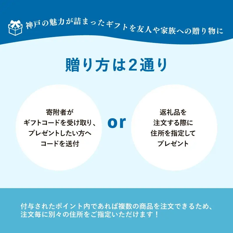 あとから選べるWEBカタログギフト（寄附10万円コース）30000ポイント神戸市