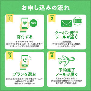 北海道札幌市の対象ツアーに使えるHISふるさと納税クーポン300,000円分