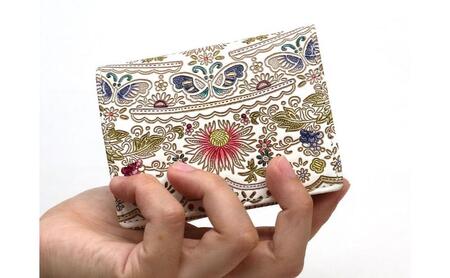 【文庫屋大関】箱まち小銭入れ 茉莉花〈珊瑚〉【皮革工芸品】 革製品 工芸品 民芸品 牛革 財布 小銭入れ 小物入れ お祝い ギフト プレゼント 墨田区 東京都