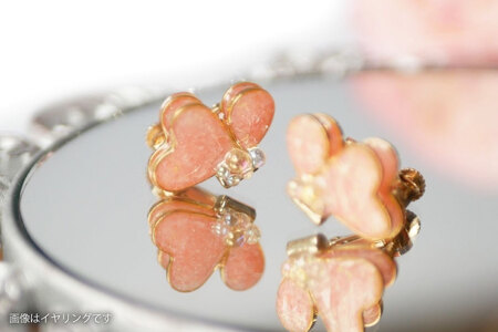 さくら貝 Kakera シリーズ パピヨン ピアス イヤリング [Salon nico 石川県 志賀町 BU4009-a]
