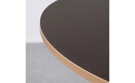 ＆FREL AXカフェテーブル 天板 ダークモカブラウン 直径80cm x 高さ72cm 選べる脚色 全3色　国産家具 組立簡単 家具 机 テーブル インテリア ココアブラウン ※離島への配送不可
