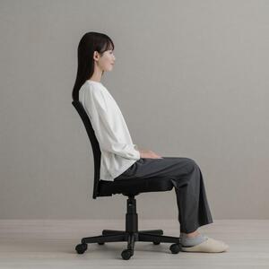 椅子 メッシュ バックチェア チェア S字背もたれ 全面メッシュ アイリスオーヤマ キャスター付 オフィス OFC-MBR ブラック