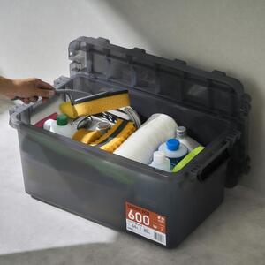 収納ボックス ＨＵＧＥＬ ＳＭＯＫＥ ＢＯＸ SMB-600 クリアブラック