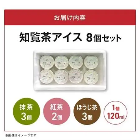 知覧茶アイス8個セット【配送不可地域：離島】【1186199】