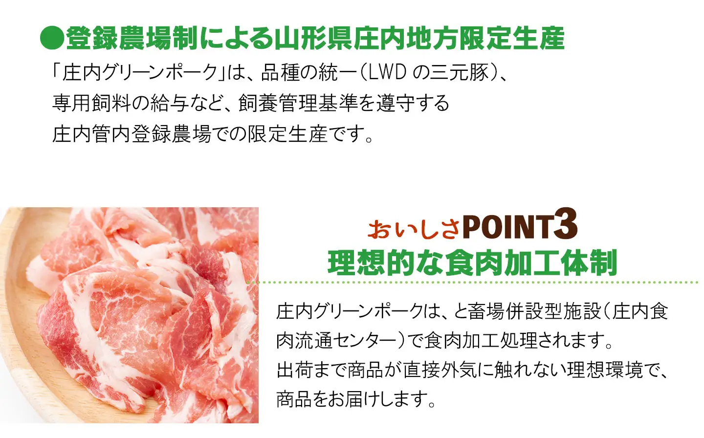 庄内グリーンポークのまるごと詰合せセット（ロース300g・肩肉400g・もも300g・バラ400g・ヒレ１本） クックミートマルヤマ | 山形県 鶴岡市 返礼品 お取り寄せ ご当地 グルメ 豚肉 ぶた ブタ お肉 食べ比べ 詰め合わせ ご当地 ロース 豚バラ ヒレ肉 B01-205