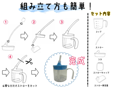 誤嚥予防用コップ 「誤嚥無門」[030M25]