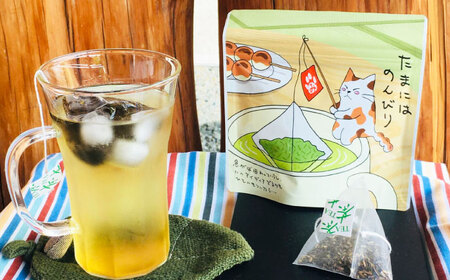 マグカップ用ティーバッグ茶6P×3袋、自家焙煎コーヒーセット[AQBU003] お茶 コーヒー