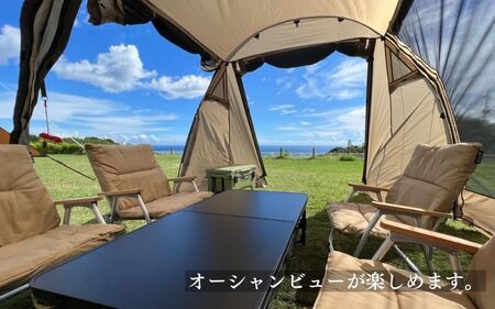 手ぶらキャンプLight プラン【トンネルテント】【オーシャンビューエリア】4名様まで / キャンプ きゃんぷ テント アウトドア BBQ サウナ 焚火 肉 バーベキュー 口コミ 海 すさみ町 和歌山【not002】