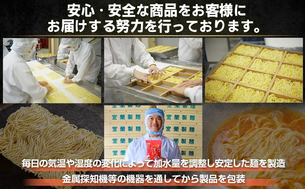 むろめん 生ラーメン10食 スープ付（懐かし醤油スープ4食、まろやか味噌スープ4食、鶏塩スープ2食） MROV011