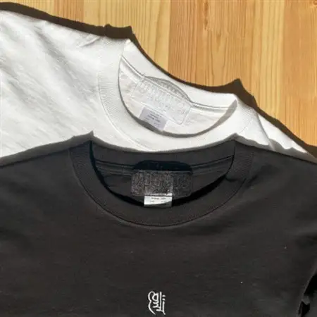 【般若心経】刺繍Tシャツ　黒Mサイズ【1591137】