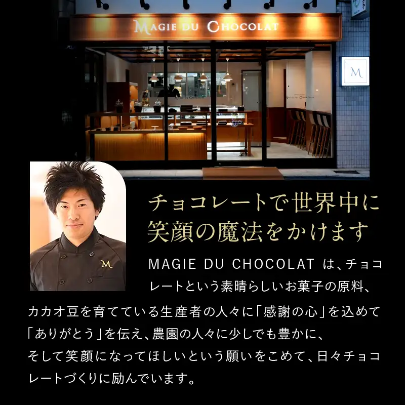 チョコレート専門店 マジドゥショコラ 「マジドカカオ」 16個入り 【チョコレートサンド 濃厚 スイーツ デザート ご褒美 ギフト 贈り物 絶品 洋菓子 人気 予約 チョコ カカオ 大人 子供 手作り お取り寄せ MAGIE DU CHOCOLAT】_0010-006-se4