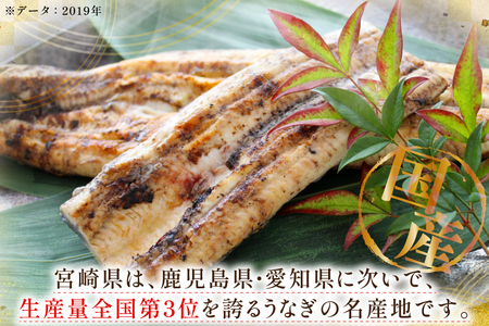 うなぎ 鰻 白焼き 2尾 たれ付き [オーチャンズ 宮崎県 美郷町 31bn0003]