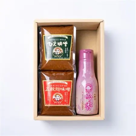 吟香・ひえ麹味噌・五穀麹味噌の3点セット_味噌味噌味噌味噌味噌_【配送不可地域：離島・沖縄県】【1278373】