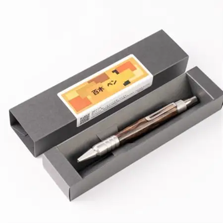 木製ボールペン　(百木ペン)　デュラクリック　黒柿_ボールペンボールペンプレゼントプレゼントプレゼント_【配送不可地域：離島・沖縄県】【1485387】